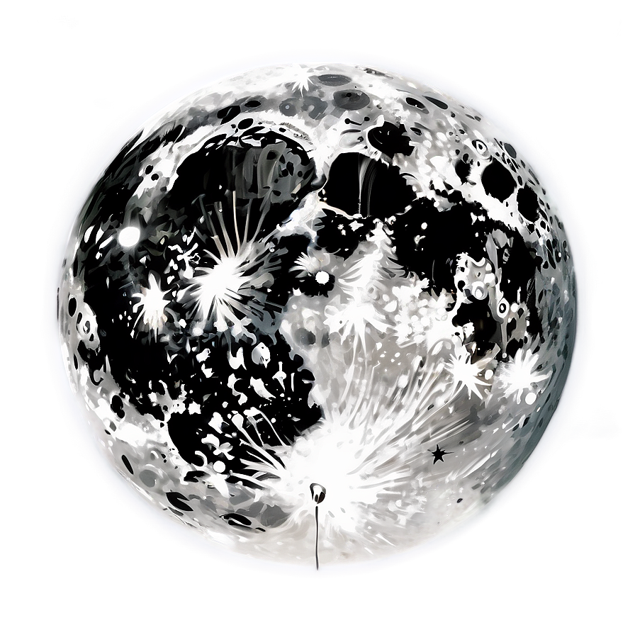 Full Moon Urban Silhouette Png 15 PNG image