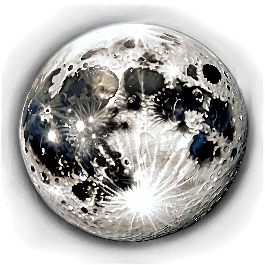 Full Moon Winter Night Png 05242024 PNG image