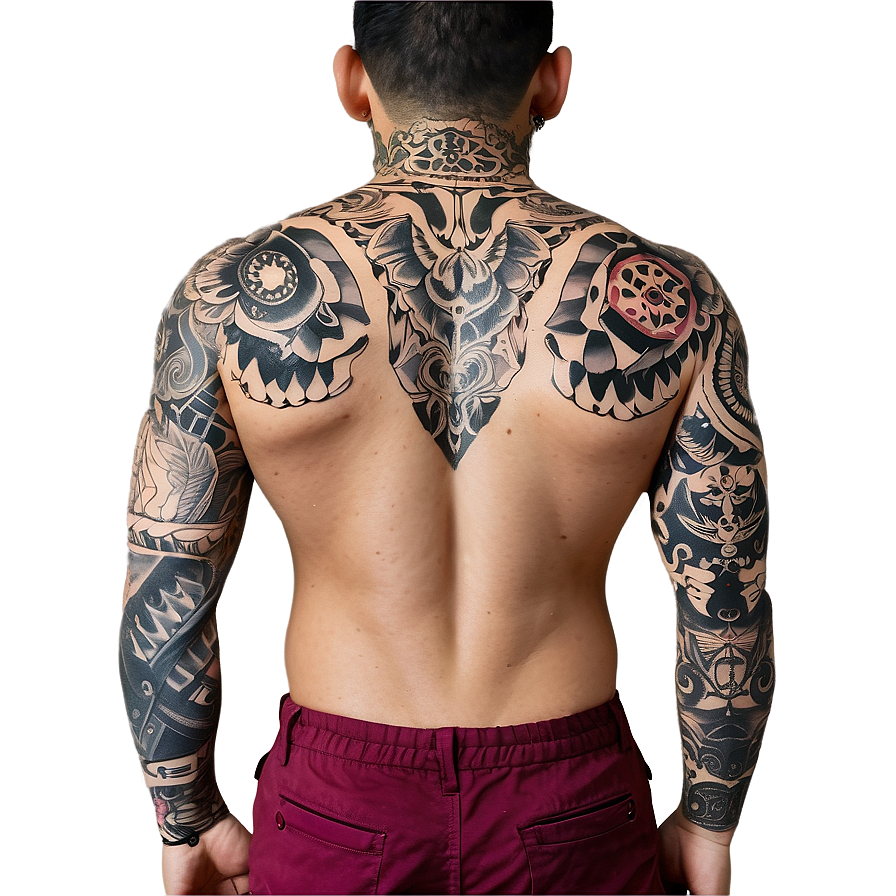 Full Sleeve Tattoo Art Png Wql96 PNG image