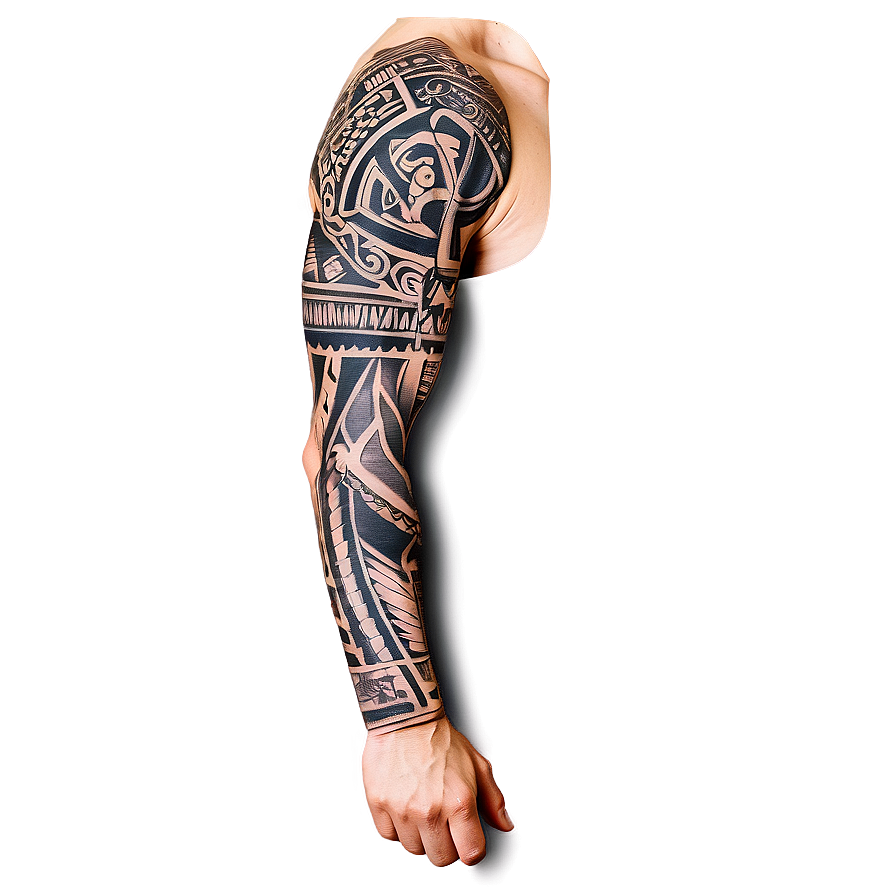 Full Tattoo Sleeve Design Png 06122024 PNG image