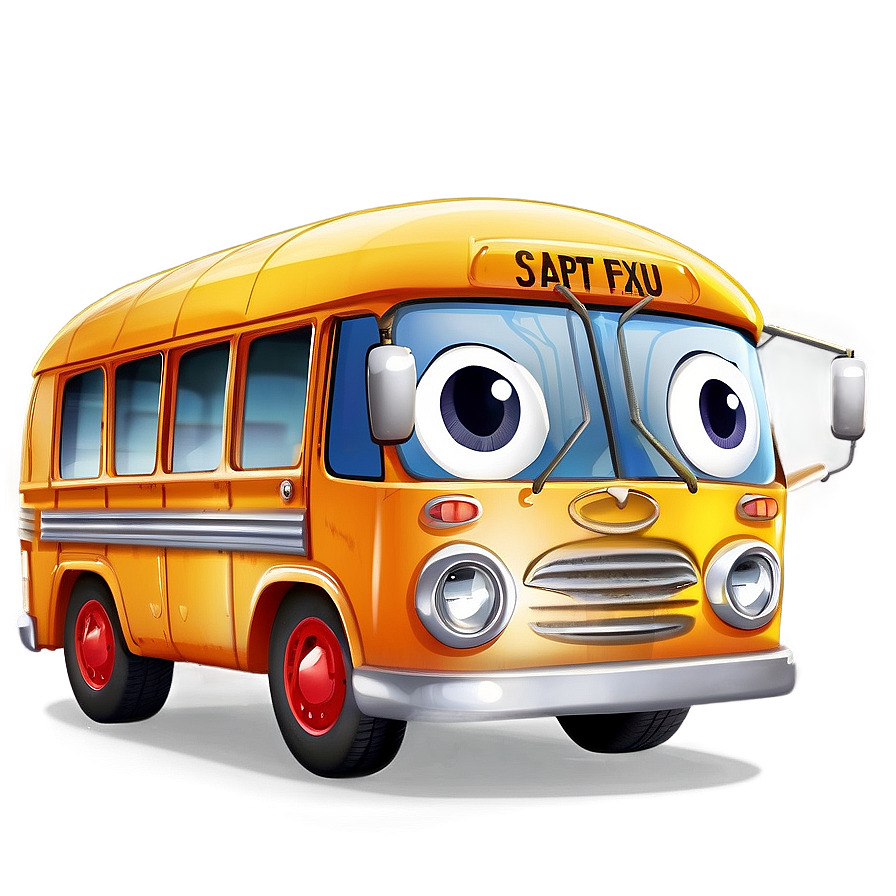 Fun Cartoon Bus Image Png Cvc PNG image