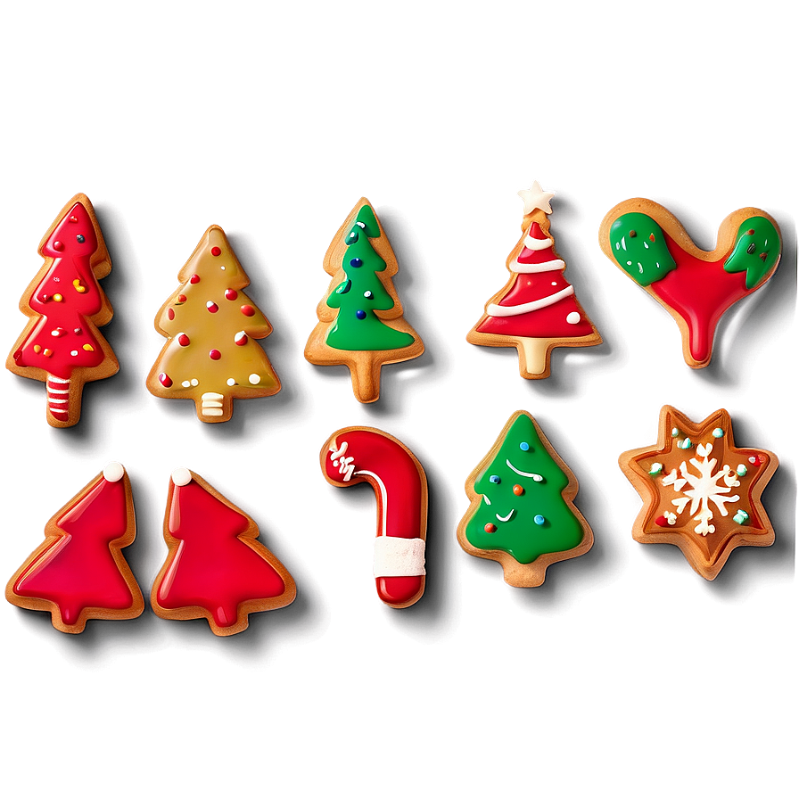 Fun Christmas Cookie Shapes For Kids Png Nhu43 PNG image