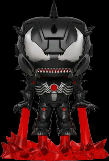 Funko Pop Venomized Iron Man PNG image