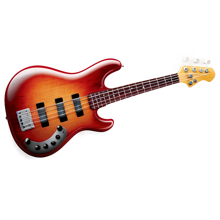 Funky Bass Guitar Png Lkt63 PNG image