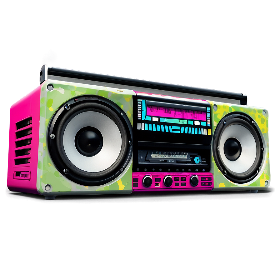 Funky Boombox Png Pdm37 PNG image
