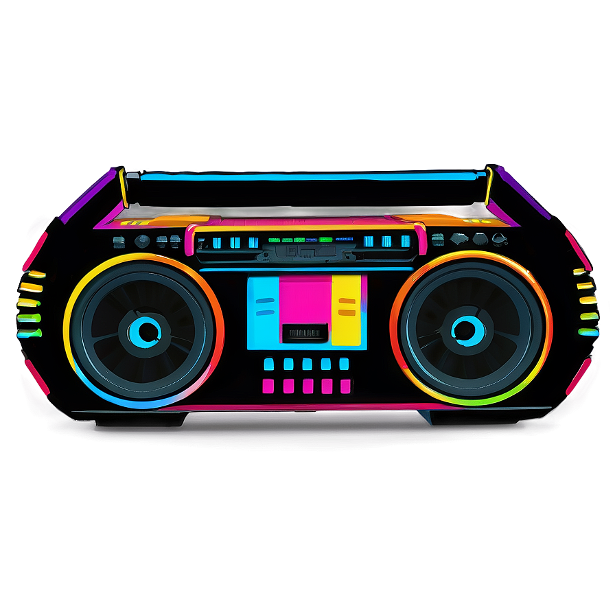 Funky Boombox Png Yia84 PNG image