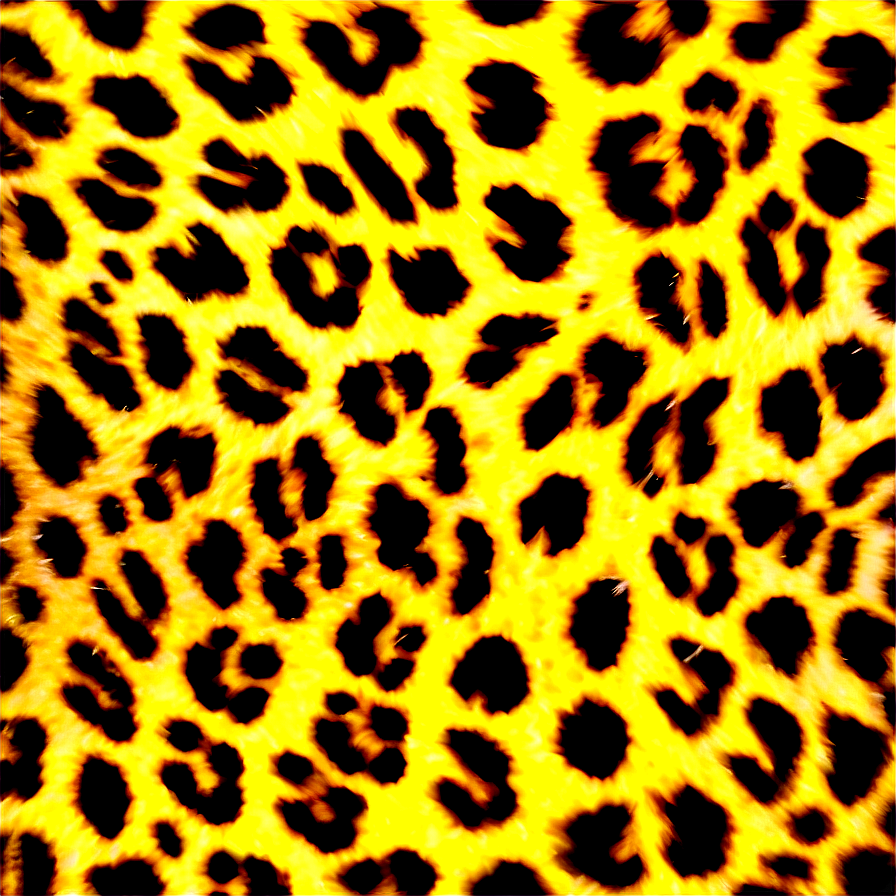 Funky Cheetah Print Image Png Fep PNG image