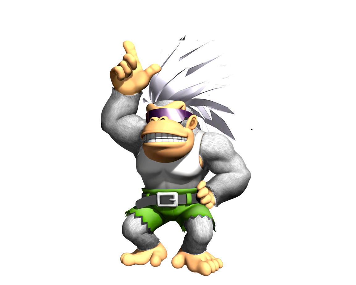 Funky Kong Character Pose PNG image