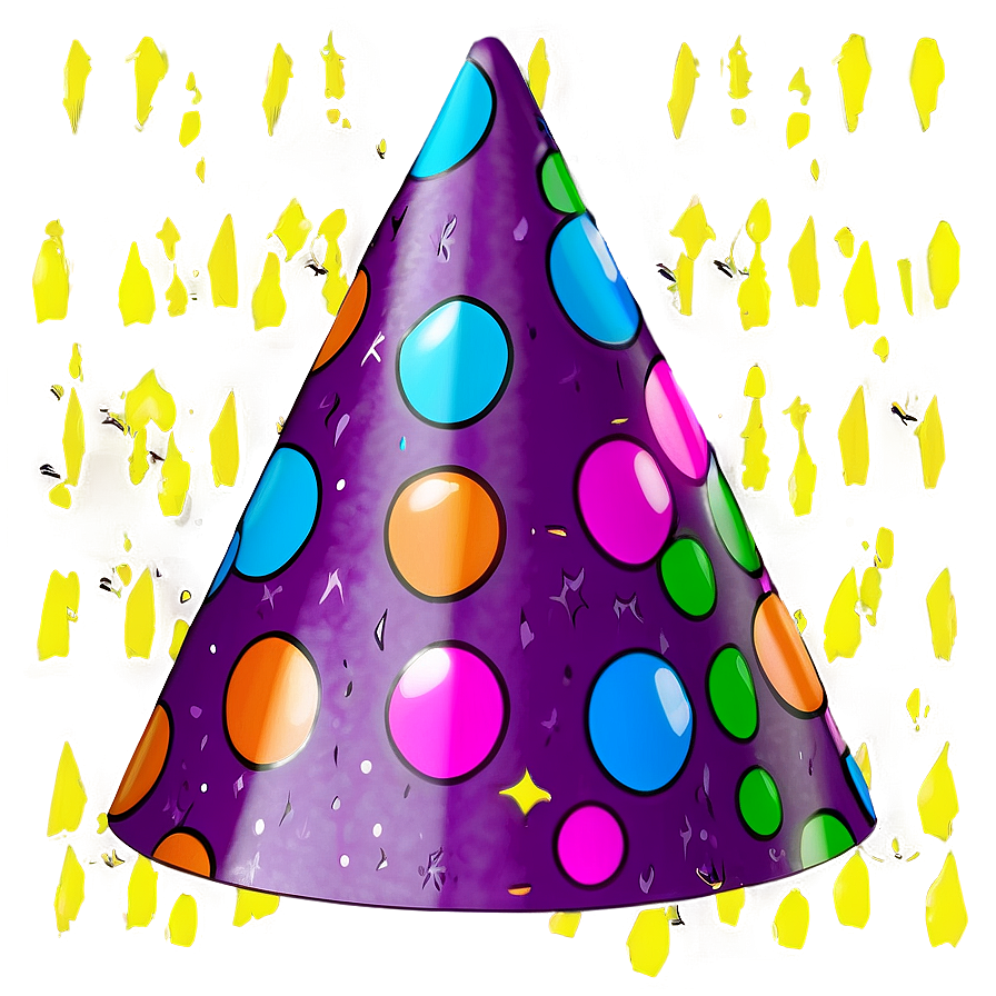 Funky Lets Glow Crazy Party Hat Png Rrq50 PNG image