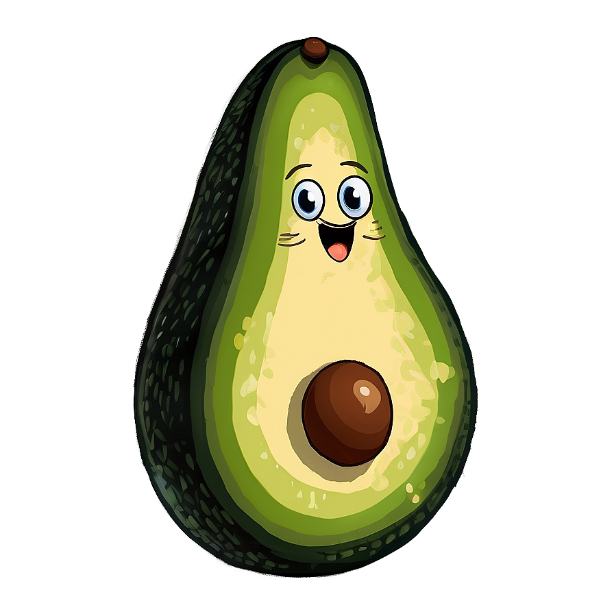 Funny Avocado Png Enj64 PNG image