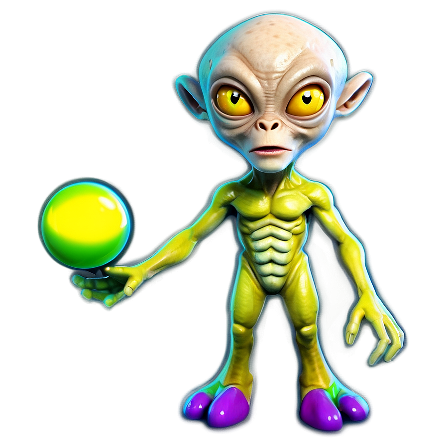 Funny Cartoon Alien Png 06292024 PNG image