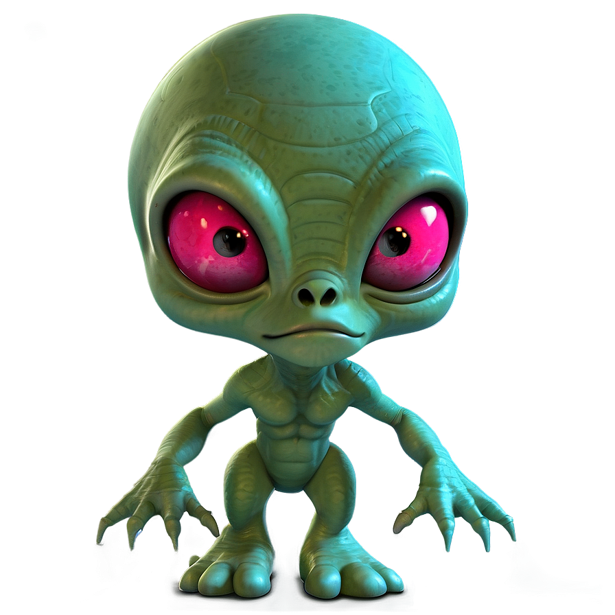 Funny Cartoon Alien Png Bfw84 PNG image