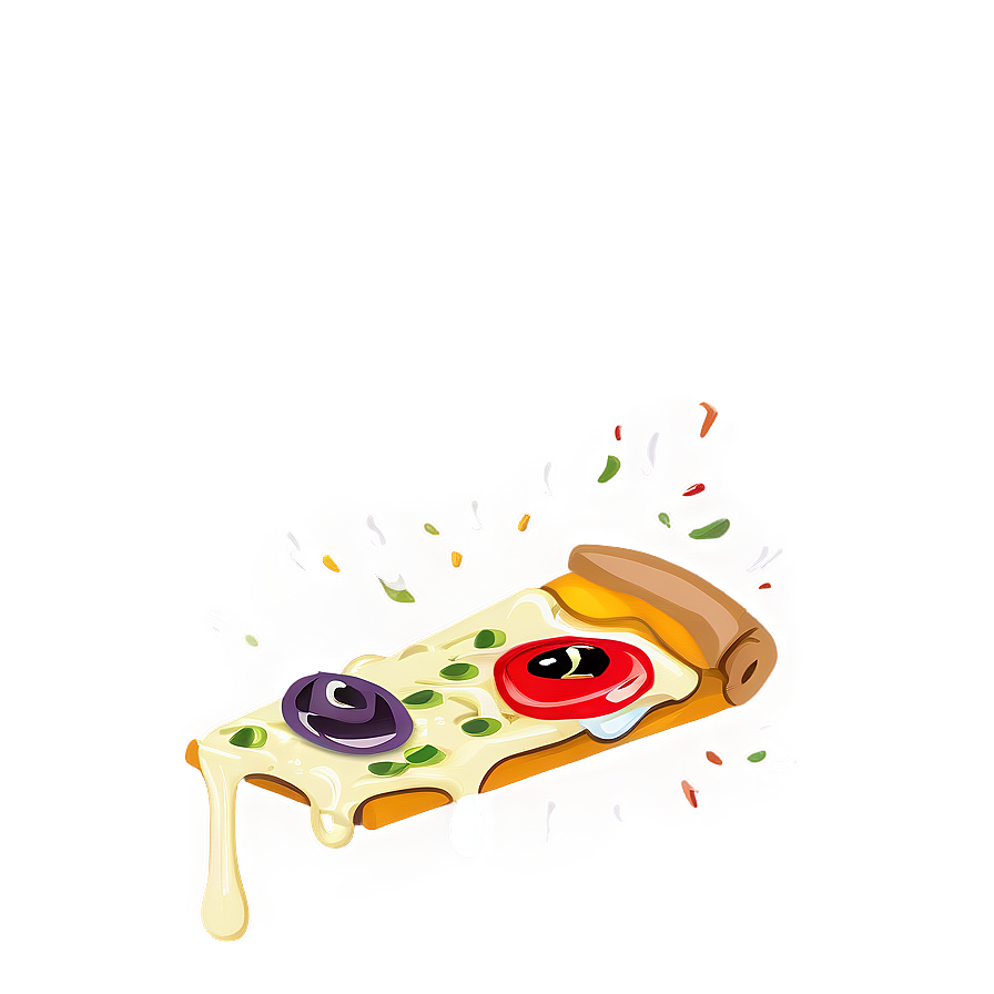 Funny Pizza Cartoon Drawing Png Hta PNG image