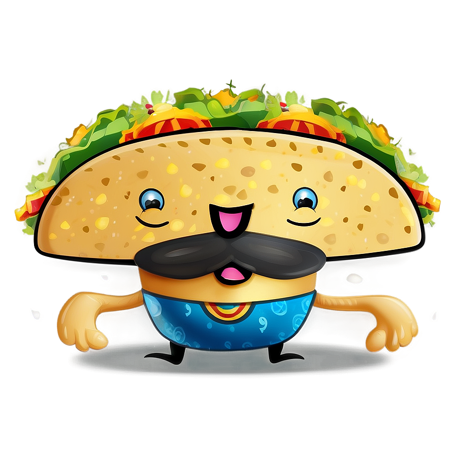 Funny Taco Clipart Png 06262024 PNG image