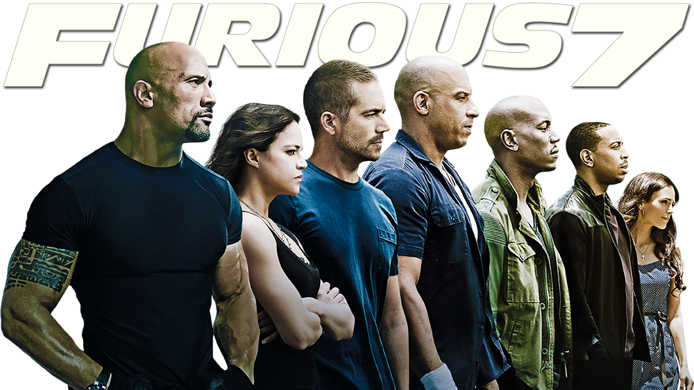 Furious7 Movie Cast Promotional Image PNG image