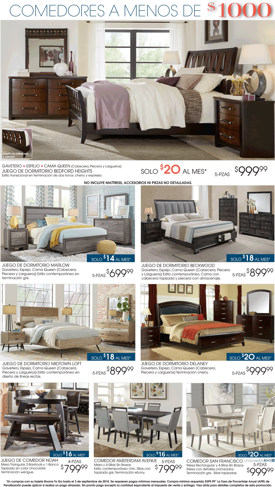 Furniture Advertisement Bedroom Dining Sets PNG image