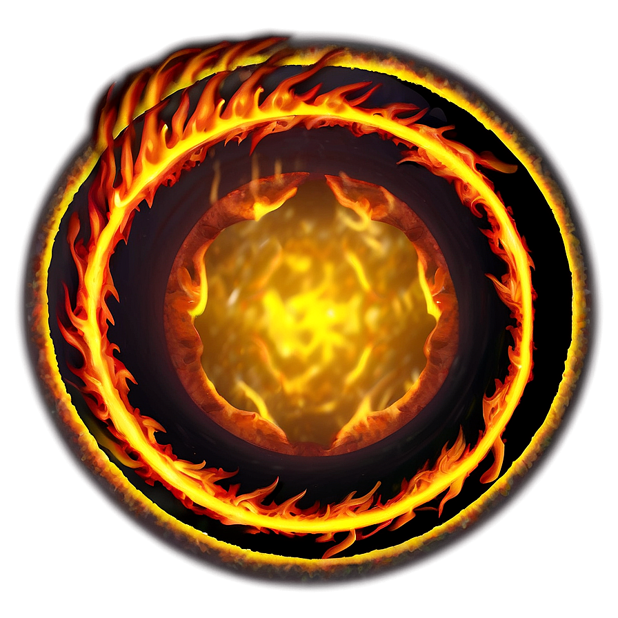 Fury Of Fire Circle Png 06272024 PNG image