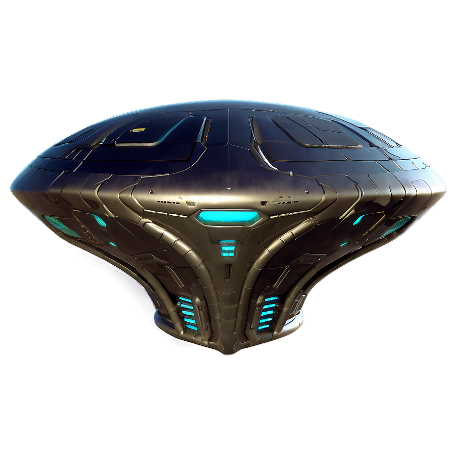 Futuristic Alien Vessel Png Hpf PNG image