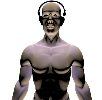 Futuristic Android Mannequin PNG image