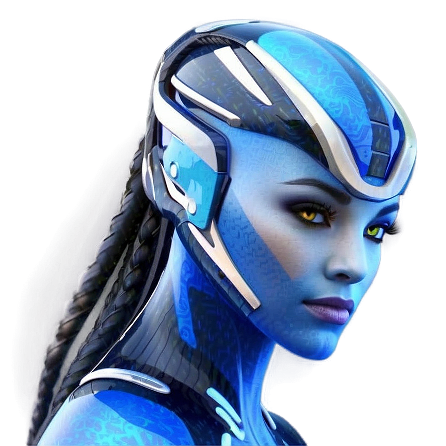 Futuristic Avatar Look Png 27 PNG image