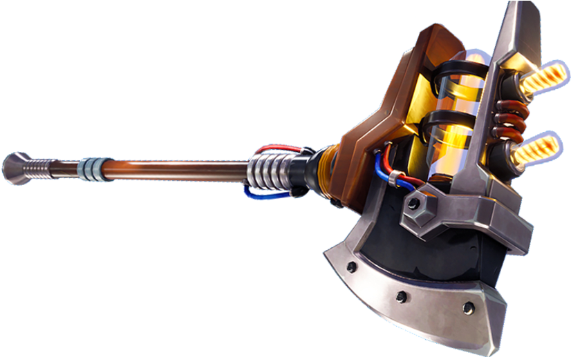 Futuristic Axe Weapon Design PNG image