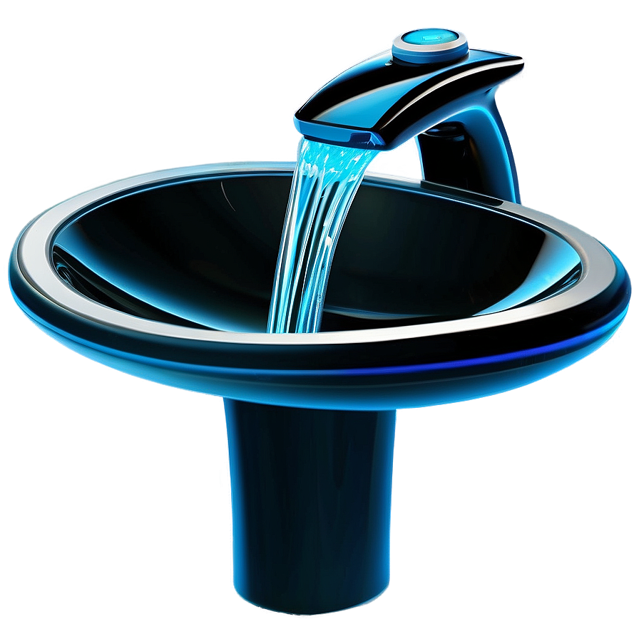 Futuristic Bathroom Sink Png 06132024 PNG image