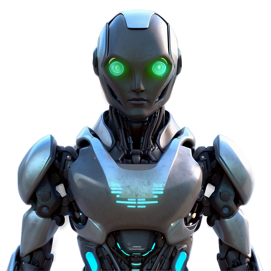 Futuristic Bot Character Png Yqs PNG image