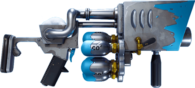 Futuristic_ C O2_ Powered_ Gun PNG image