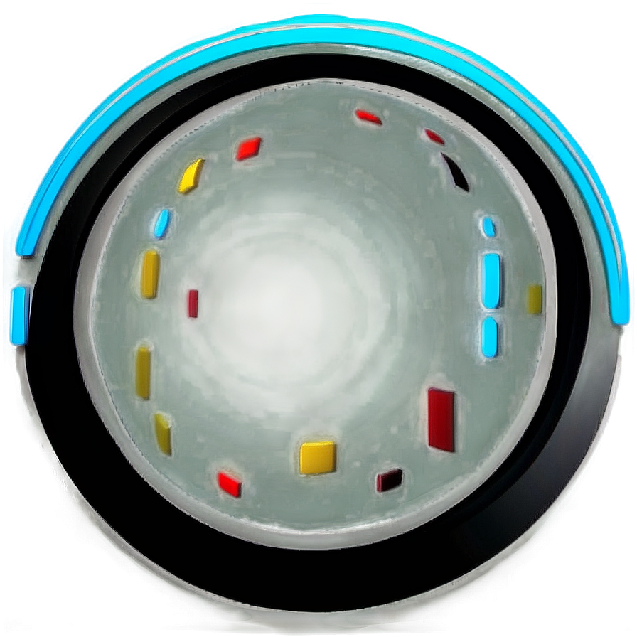 Futuristic Circle Graphic Png 04302024 PNG image