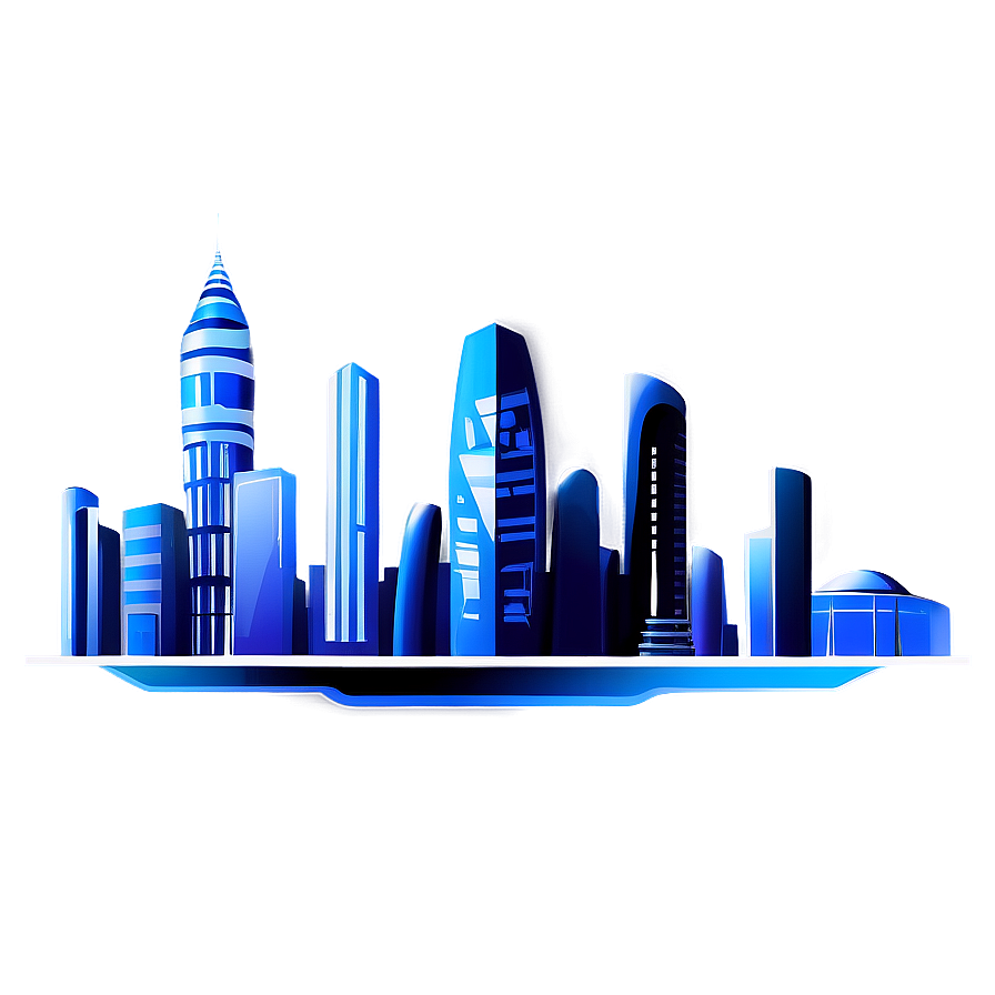 Futuristic City Concept Png 05032024 PNG image