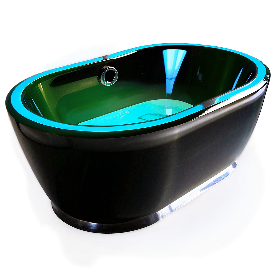 Futuristic Clear Glass Tub Png Vjm77 PNG image