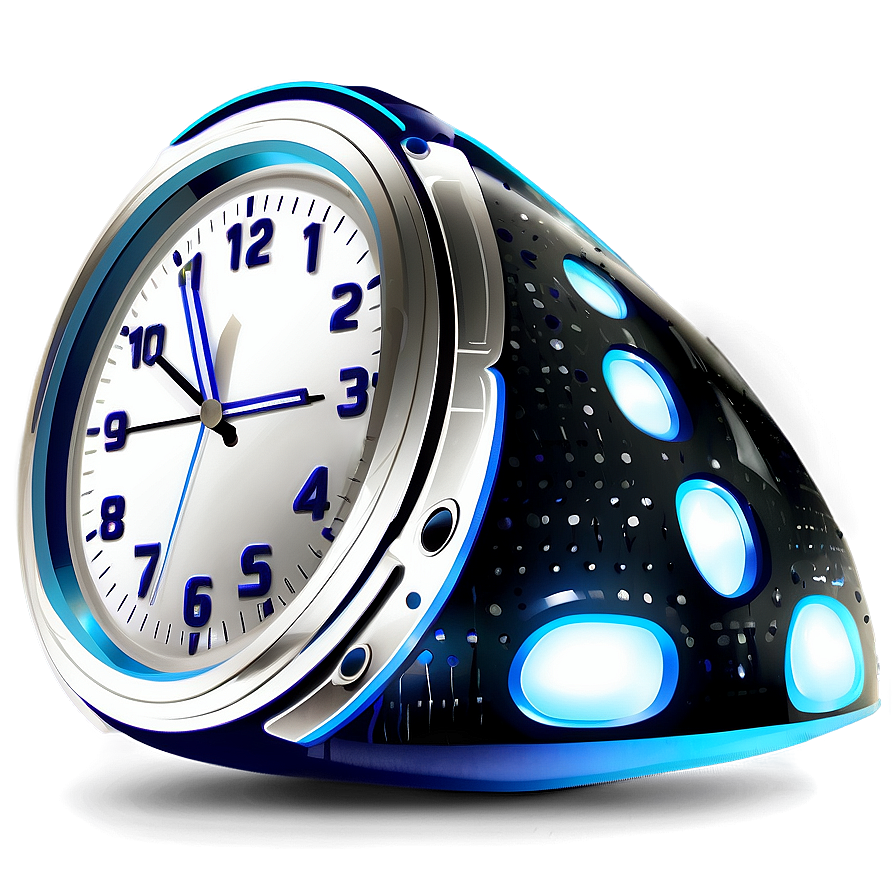 Futuristic Clock Clipart Png Cld39 PNG image