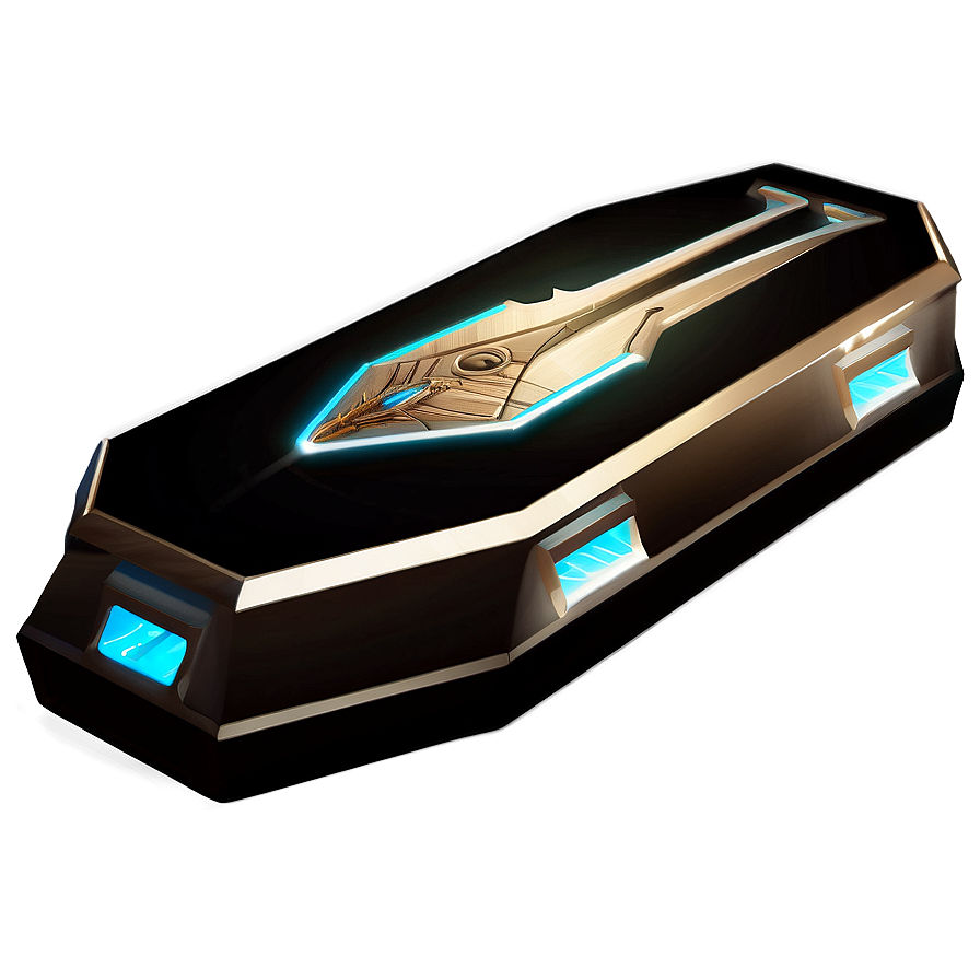 Futuristic Coffin Png 05242024 PNG image