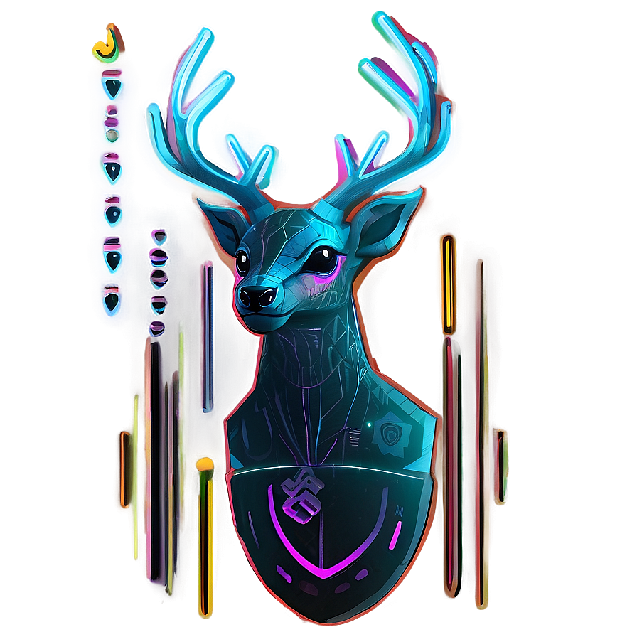 Futuristic Cyber Deer Png 55 PNG image