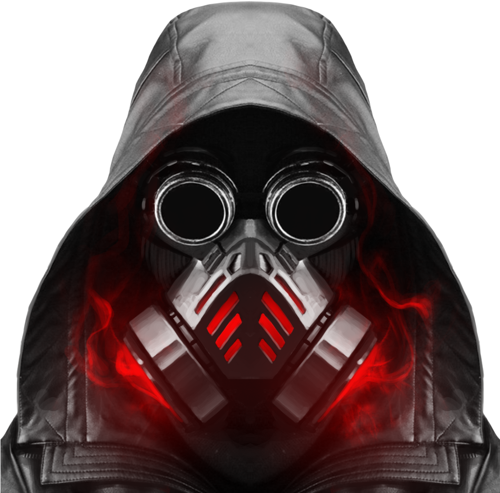 Futuristic_ Gas_ Mask_with_ Hood PNG image