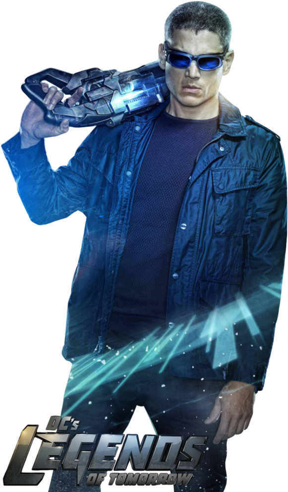 Futuristic Hero With Cold Gun PNG image