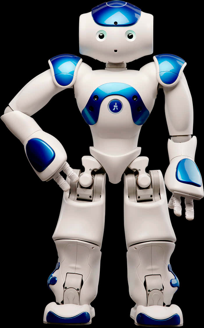Futuristic Humanoid Robot PNG image
