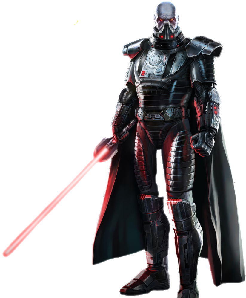 Futuristic Knight With Energy Sword PNG image