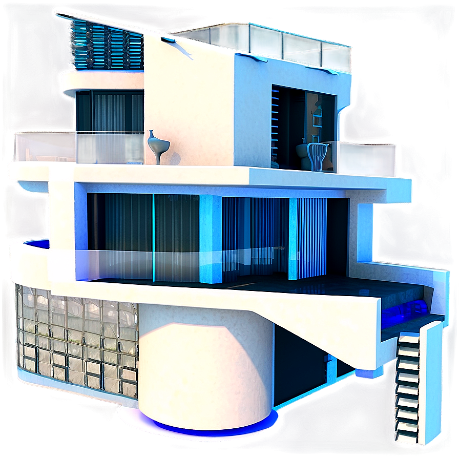 Futuristic Mansion Concept Png Geb PNG image