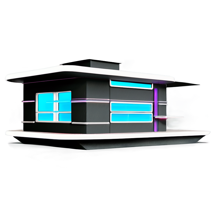 Futuristic Mansion Concept Png Mdd PNG image