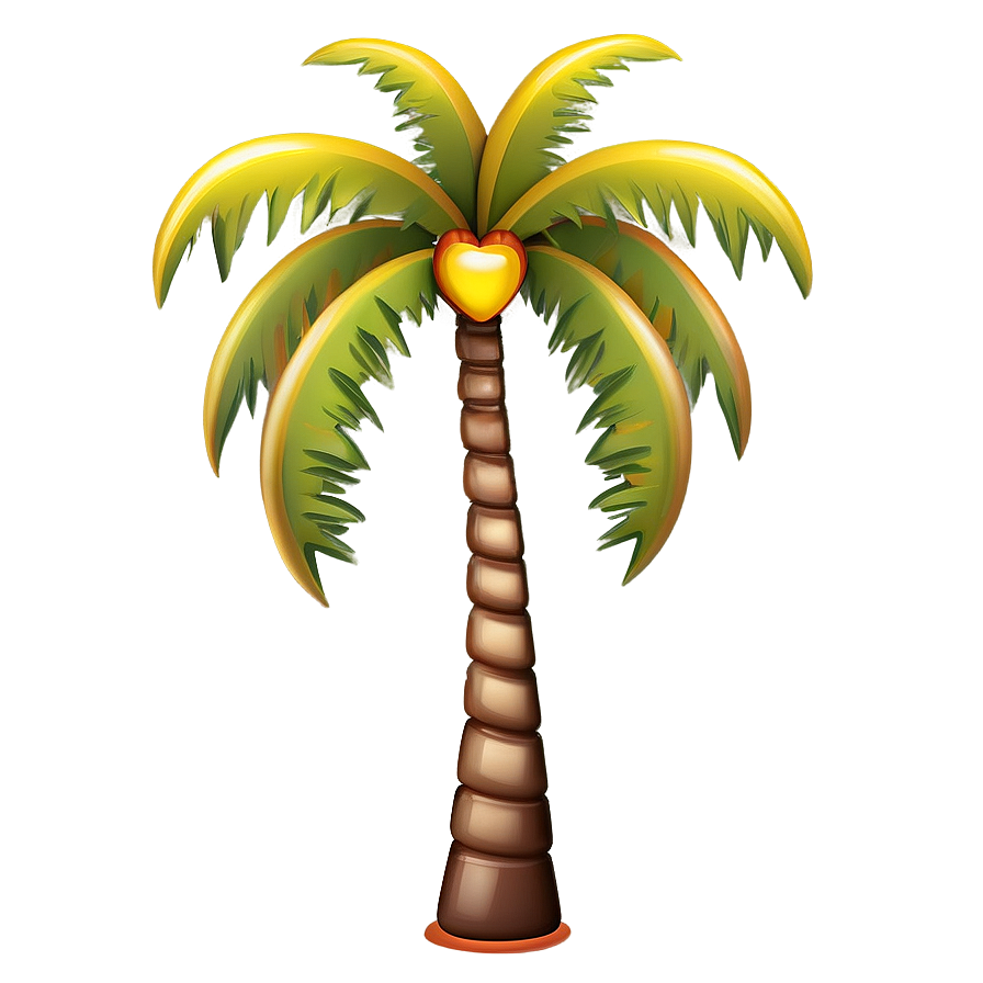 Futuristic Palm Tree Emoji Png Ohh74 PNG image