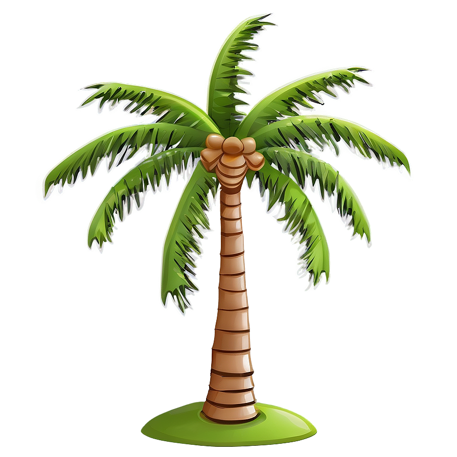 Futuristic Palm Tree Emoji Png Vgi PNG image