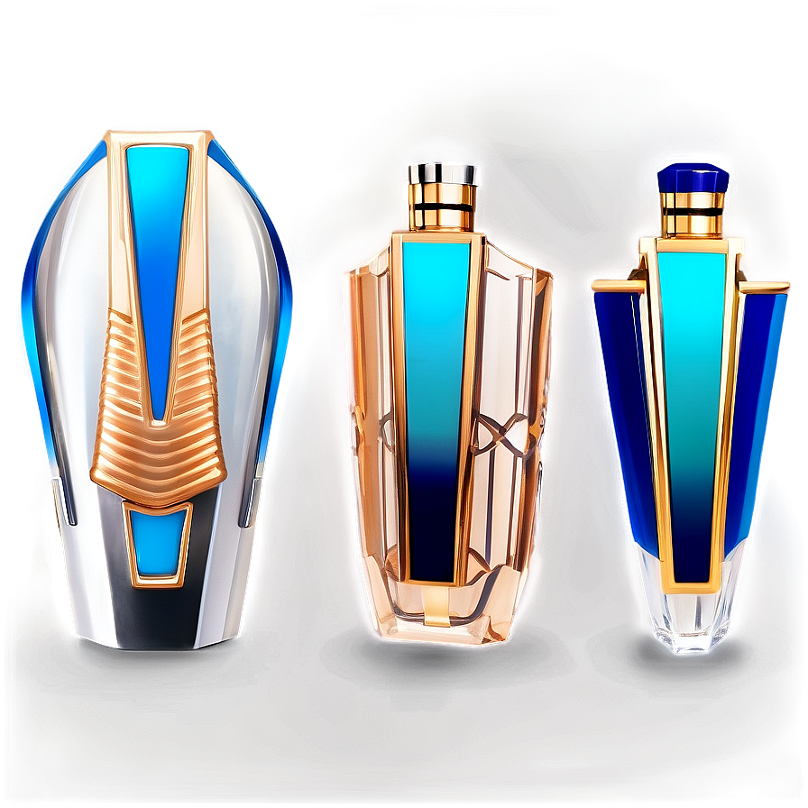 Futuristic Perfume Bottle Concept Png 06212024 PNG image