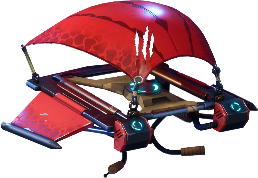 Futuristic Red Glider PNG image