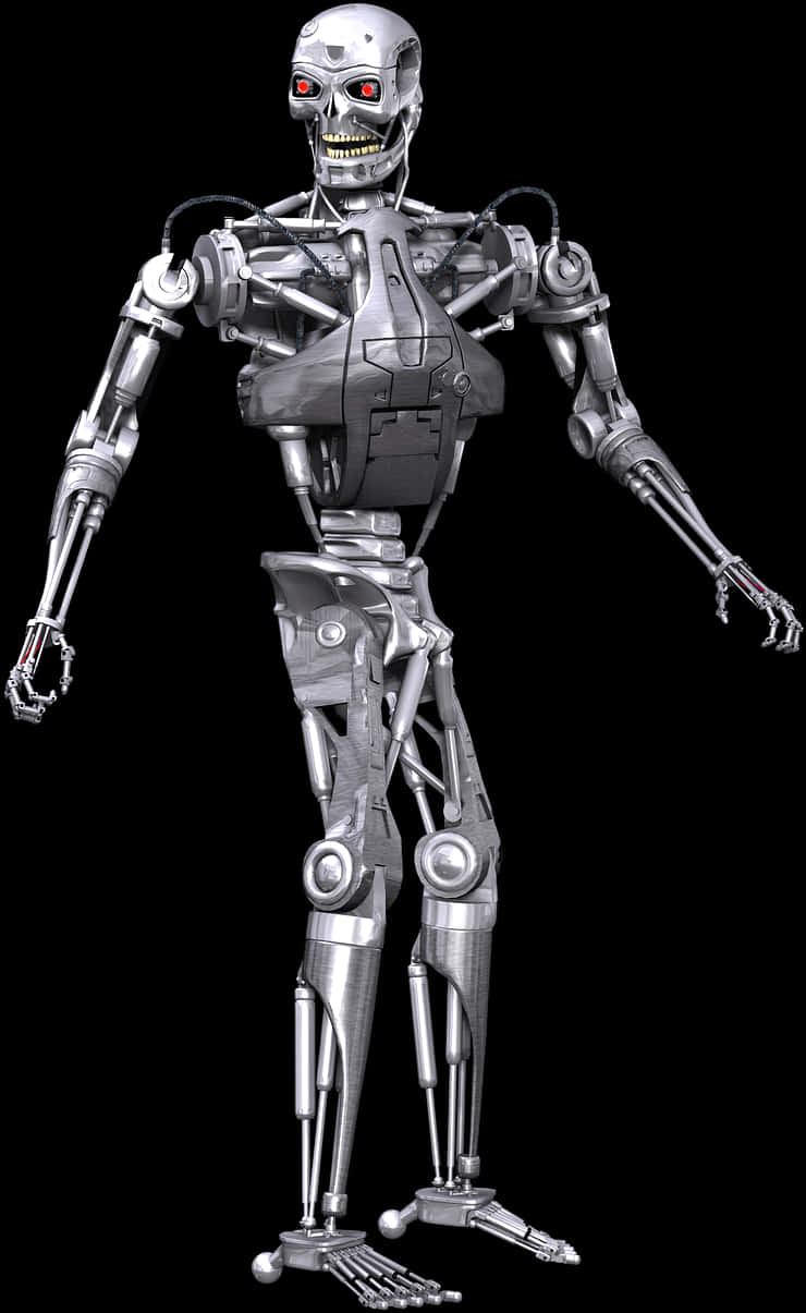 Futuristic Robot Model PNG image