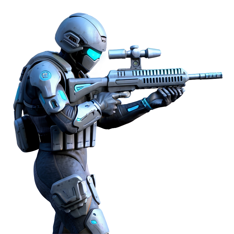 Futuristic Soldier Concept Png 05242024 PNG image