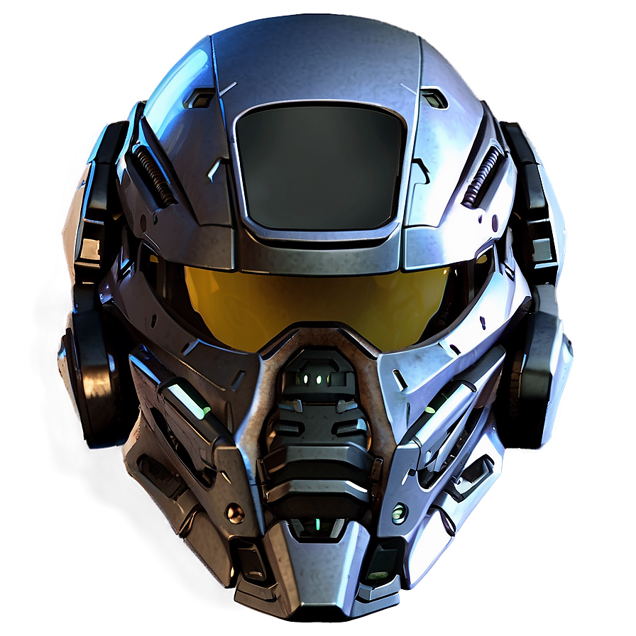 Futuristic Soldier Helmet Png Pkb7 PNG image