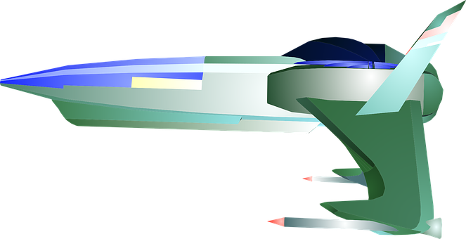 Futuristic Spacecraft Concept PNG image