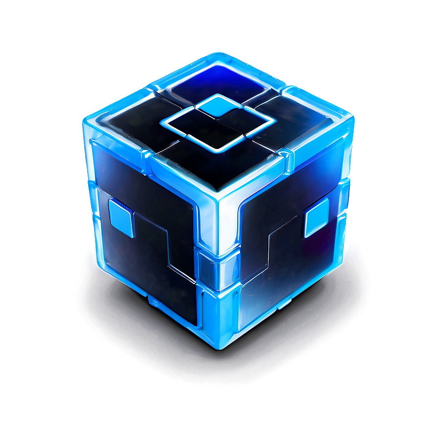 Futuristic Tesseract Cube Png 06292024 PNG image