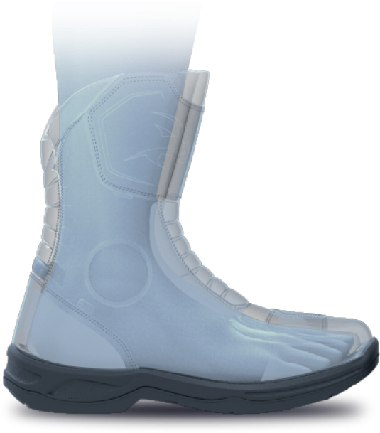 Futuristic Transparent Boot.png PNG image